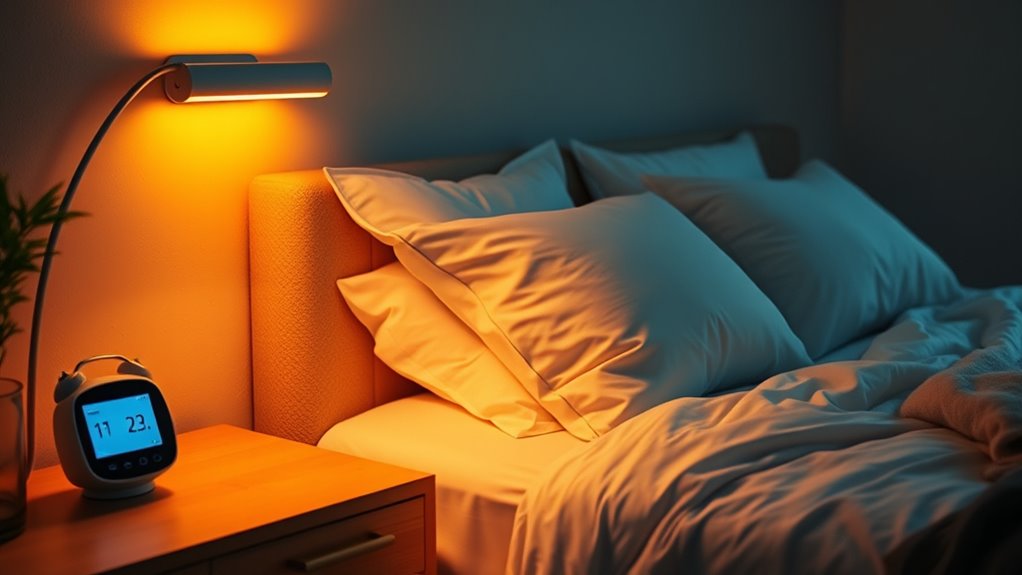 adjust lighting for sleep