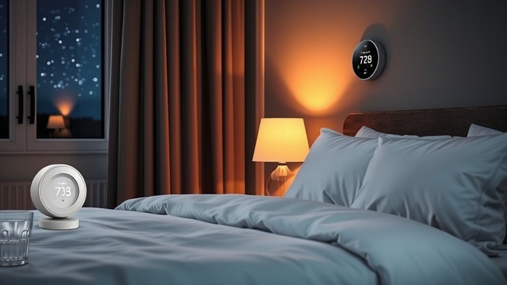 adjust room temperature seasonally