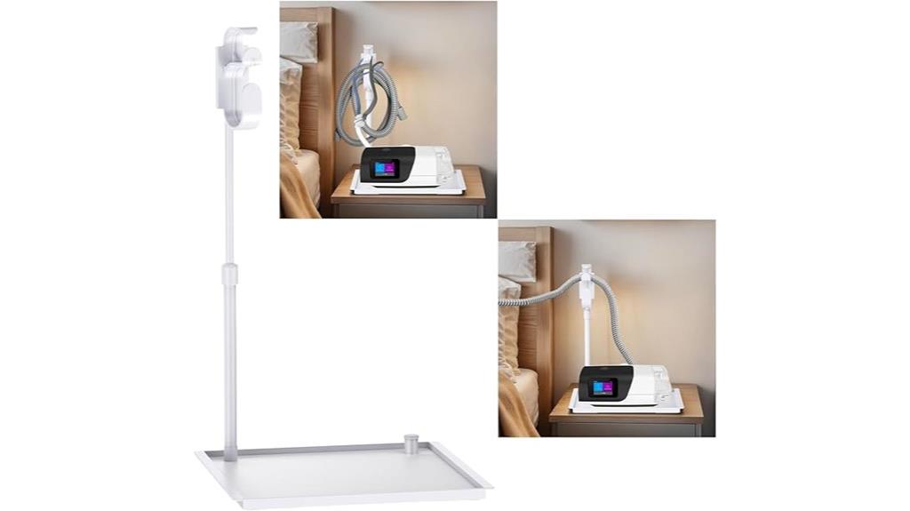 adjustable bedside hose organizer