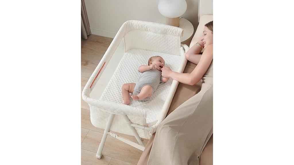 adjustable mesh baby bed