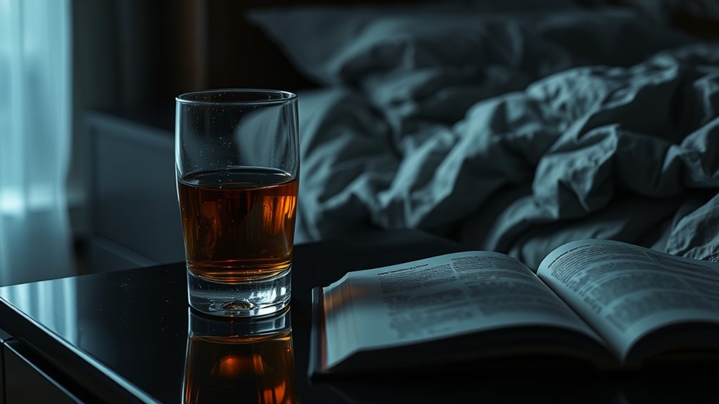alcohol disrupts rem sleep