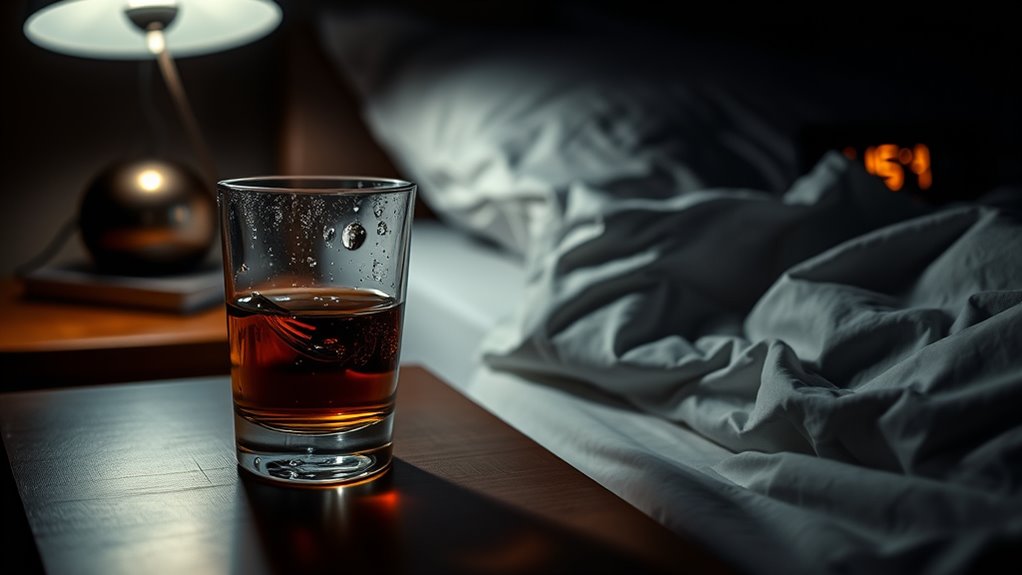 alcohol disrupts rem sleep