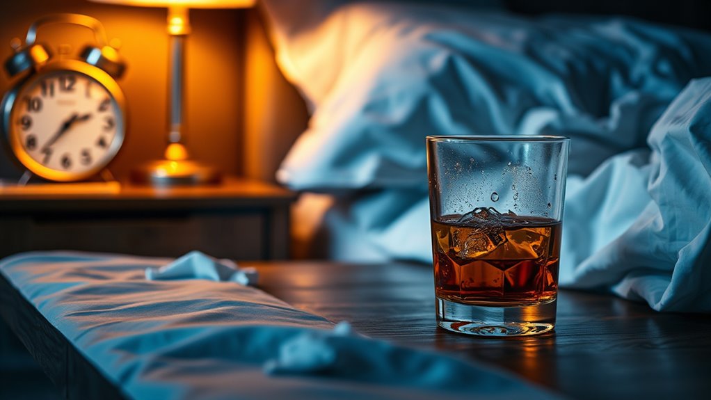 alcohol disrupts sleep cycles