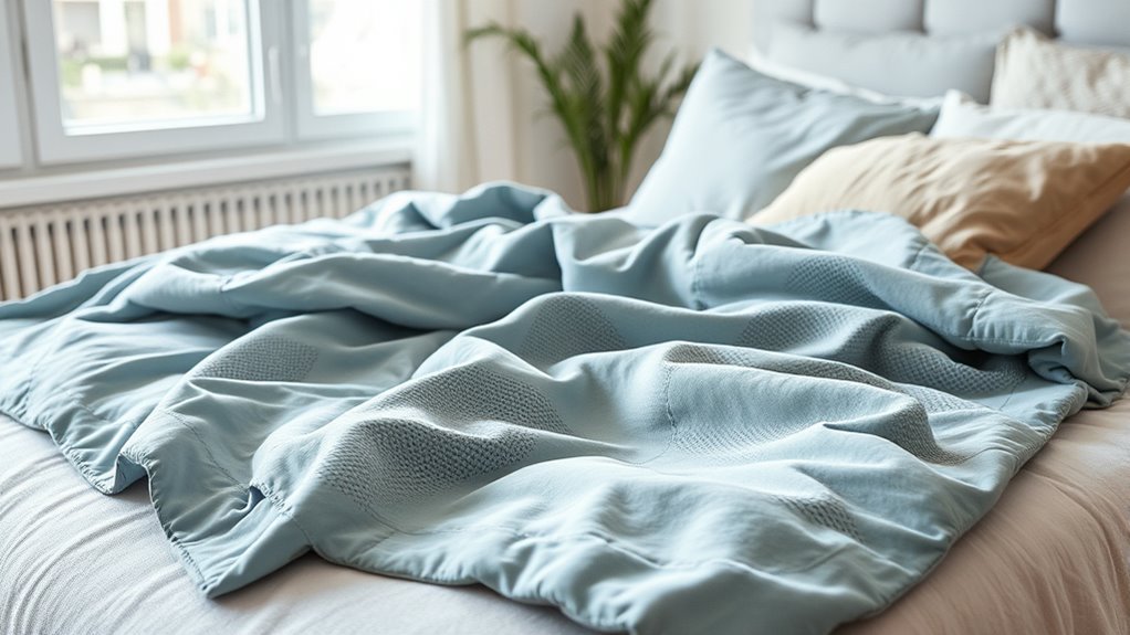 breathable cooling fabric layers