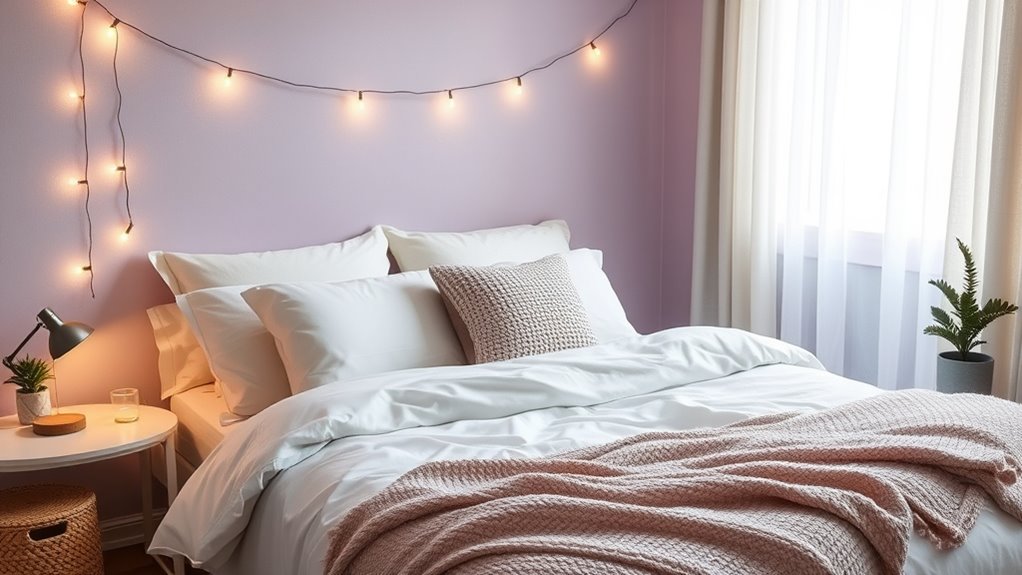 calm colors and decor