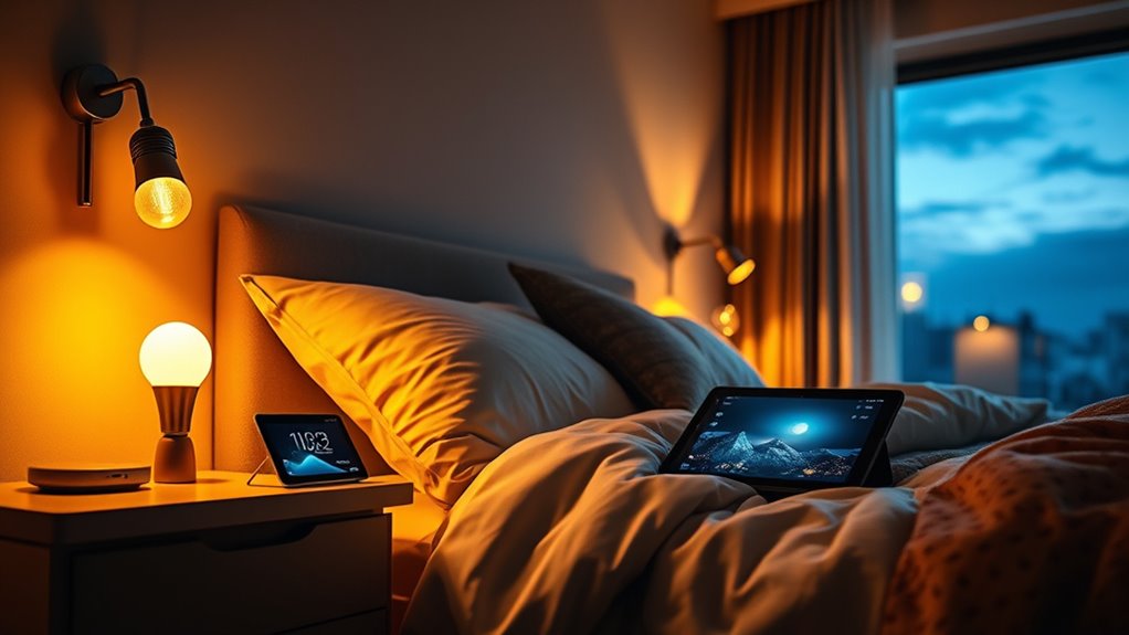 calming adjustable bedtime lighting