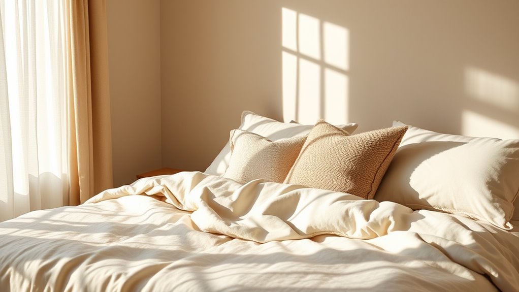 calming neutral bedroom environment