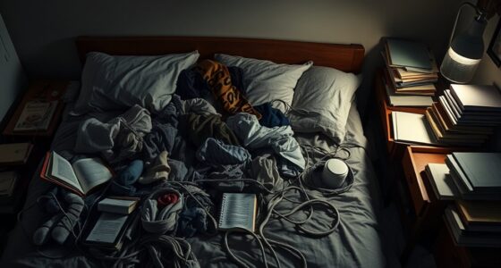 clutter affects sleep quality