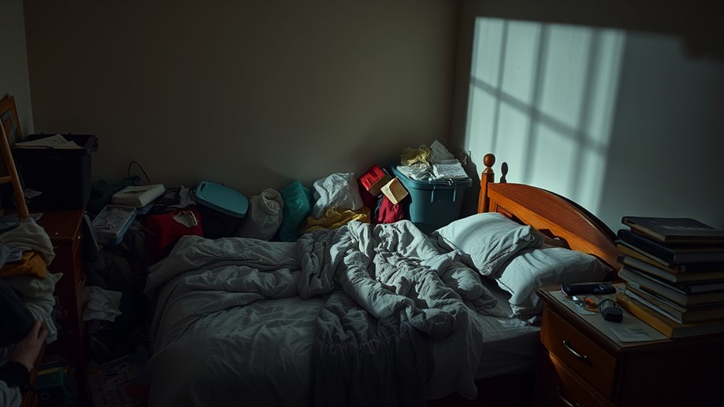 clutter disrupts sleep quality