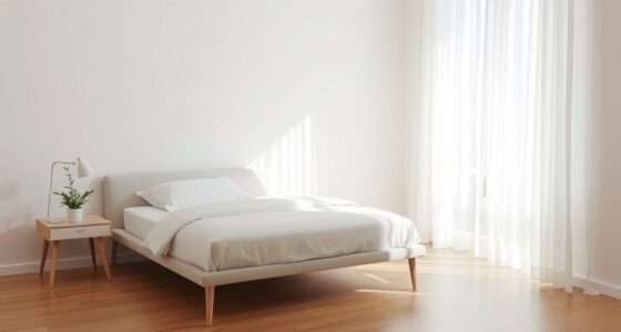 clutter free space enhances sleep