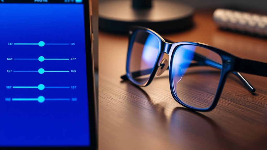 customizable blue light settings