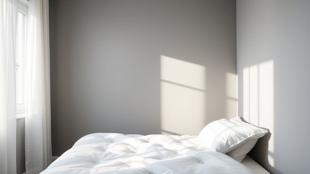 dark walls promote better sleep