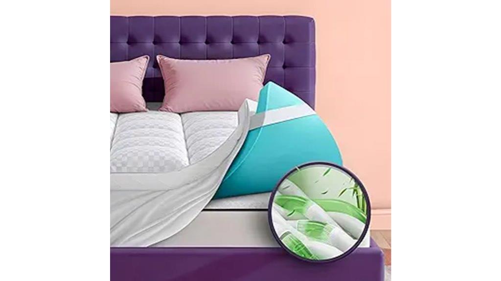 dual layer foam topper