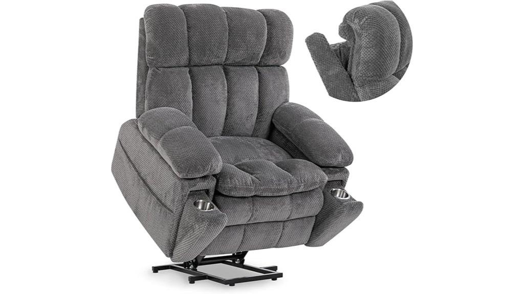 dual motor massage recliner