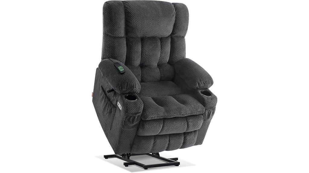 dual motor massage recliner