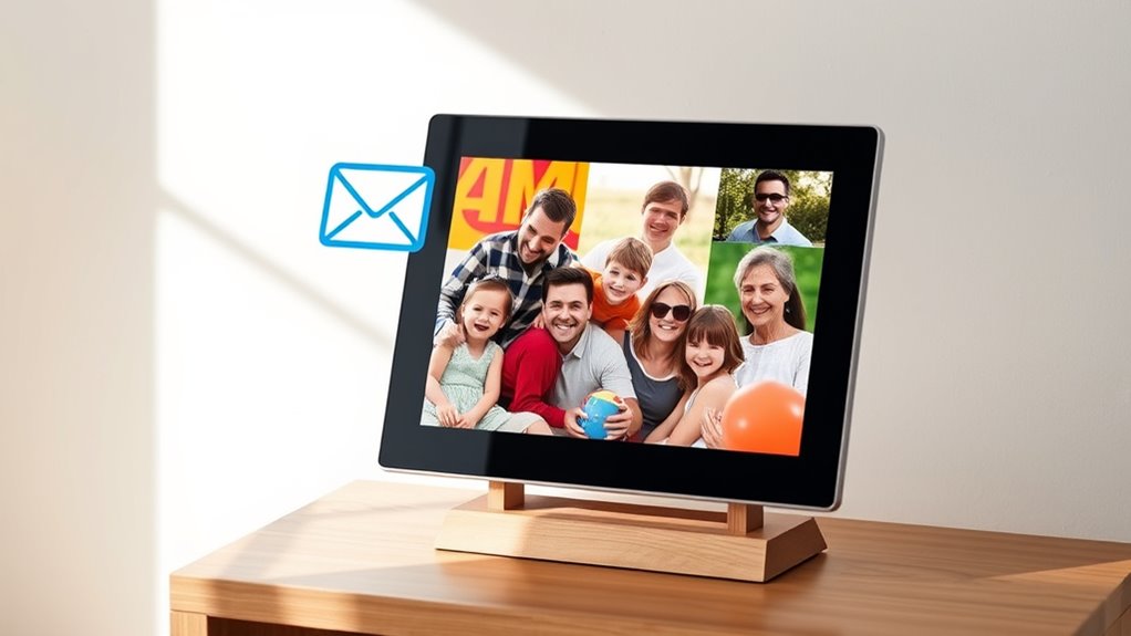 email photo sharing features