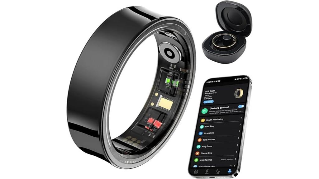 fitness monitoring smart ring
