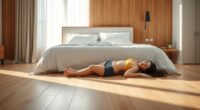 floor sleep posture benefits