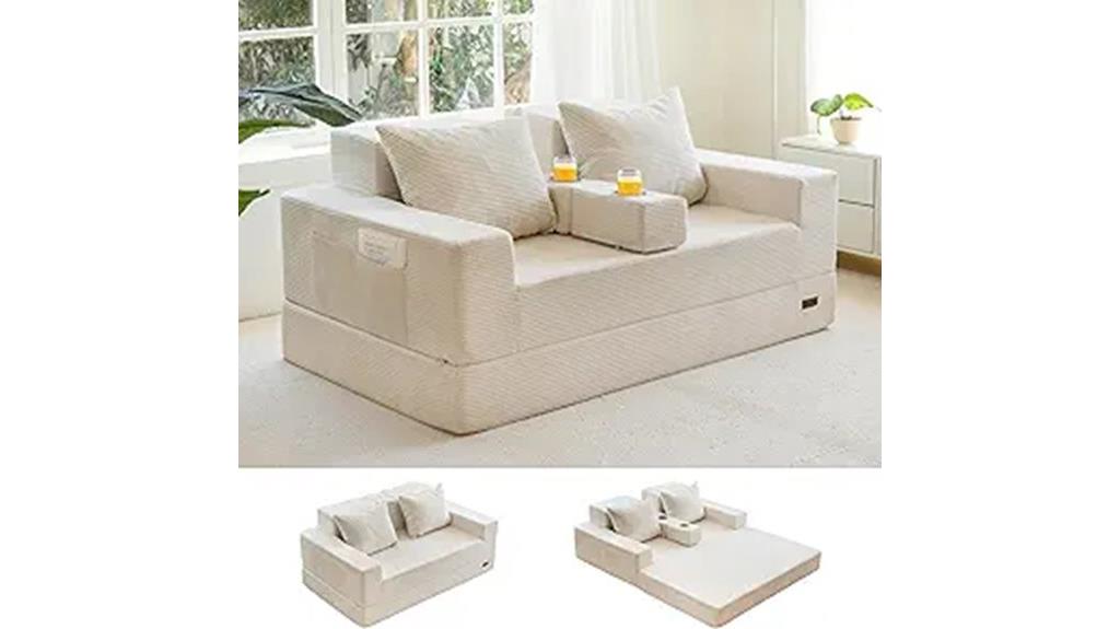 foldable loveseat sofa bed