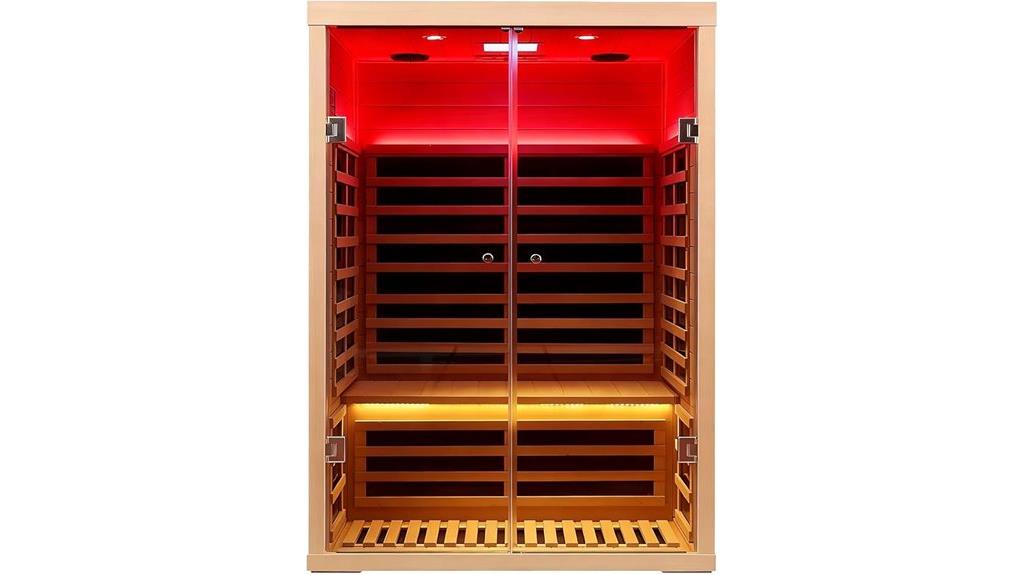home infrared sauna with app