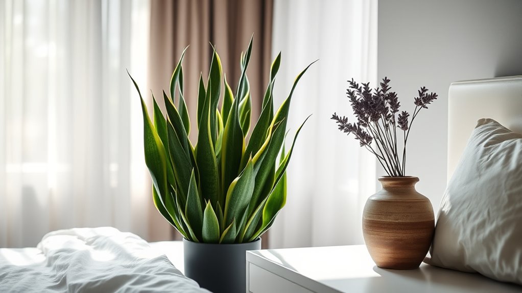 indoor plants enhance sleep