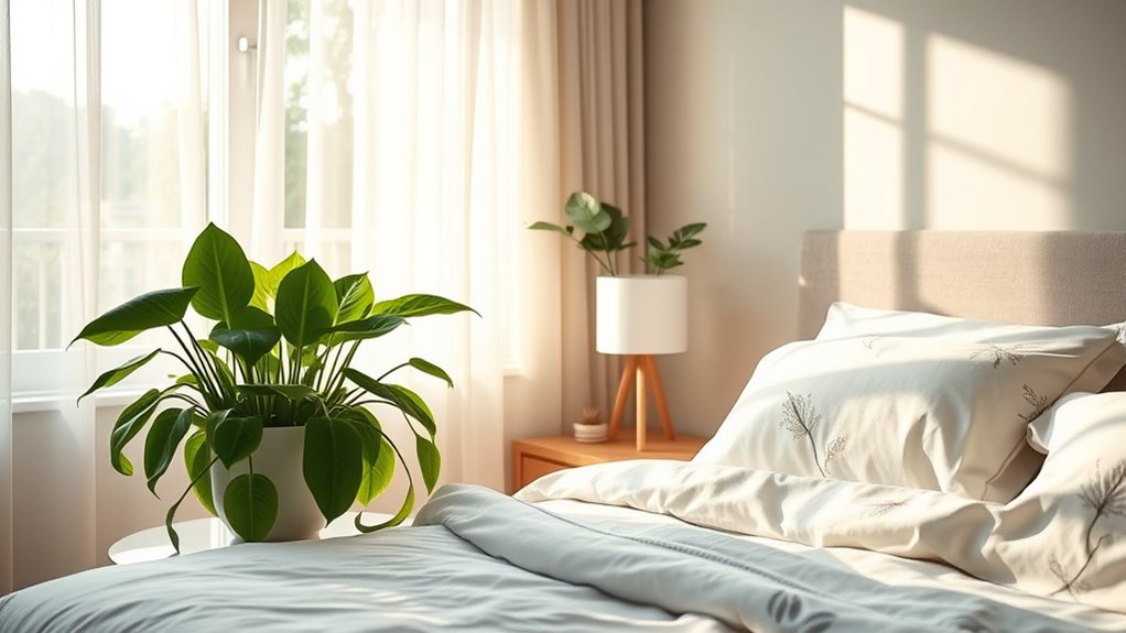 indoor plants improve air quality