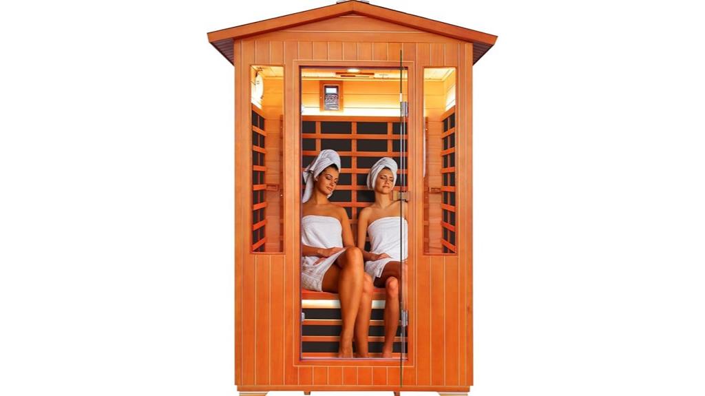 infrared red cedar sauna
