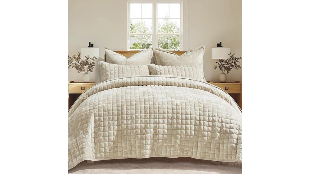 king size velvet quilt