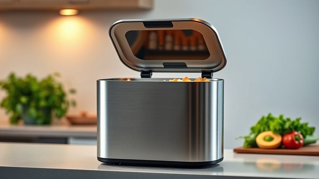 kitchen compost bin features