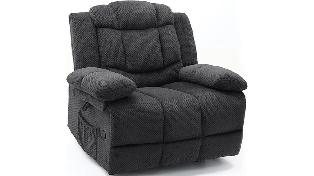 large heated massage recliner