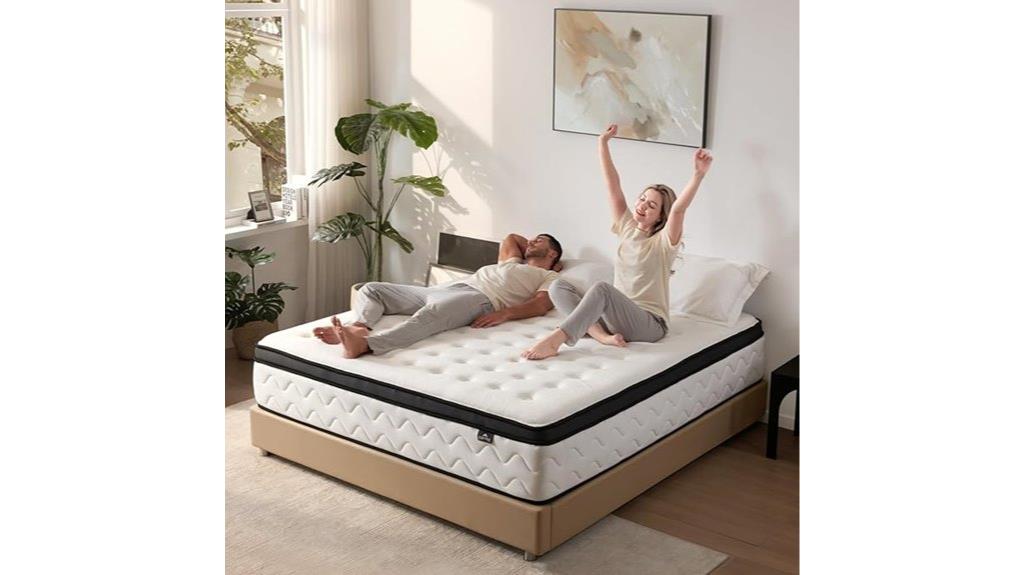 large memory foam mattress