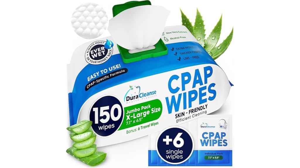 large pack with travel wipes