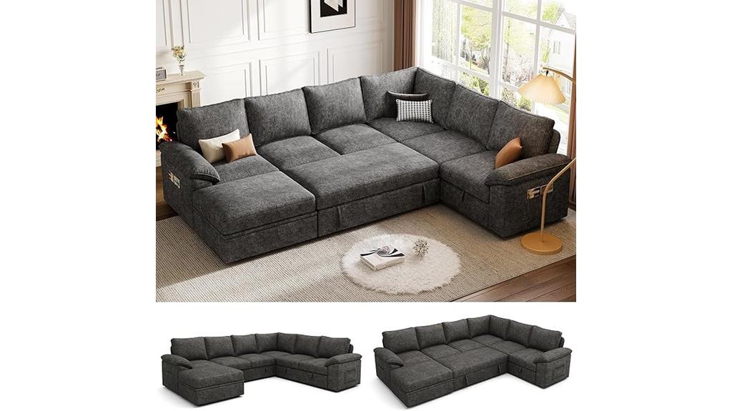 large u shaped sectional