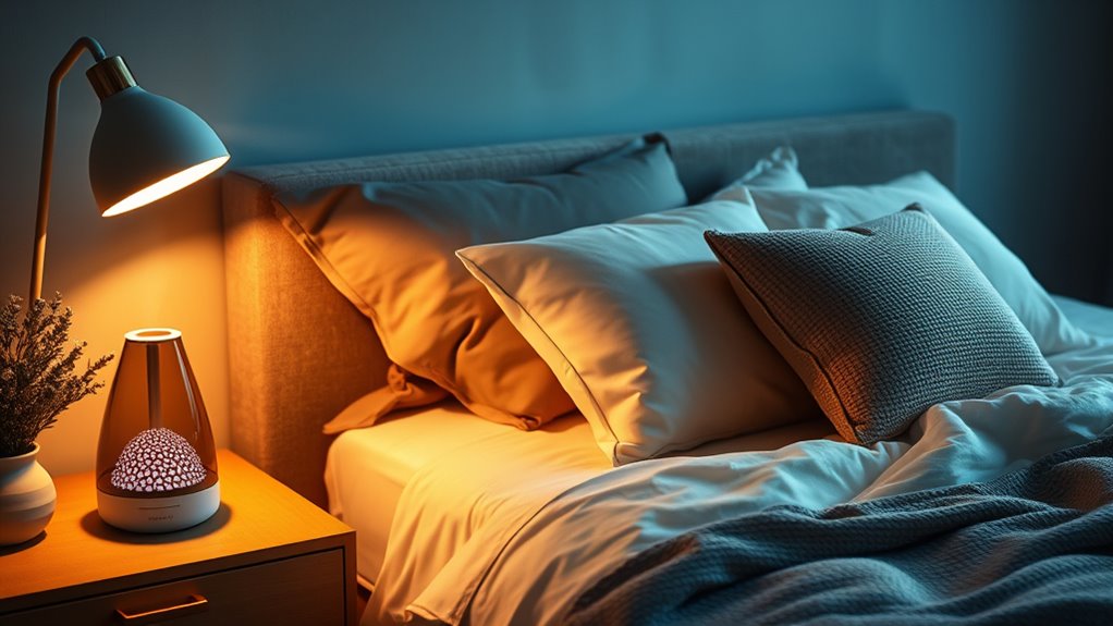 layered calming scent techniques