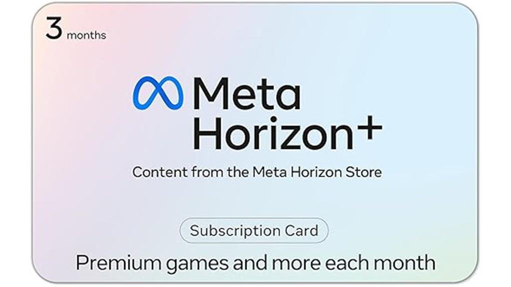 meta horizon three month gift