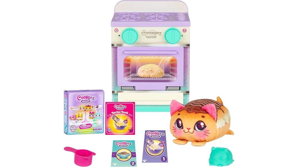 mini baking set with plush