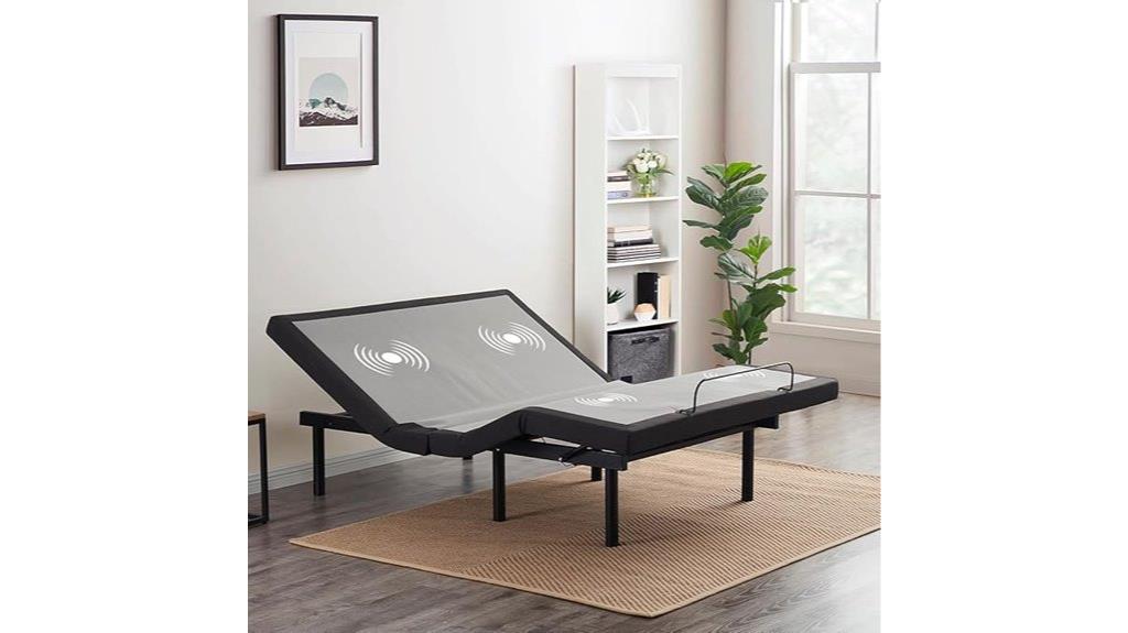 nestl bed frame with massage
