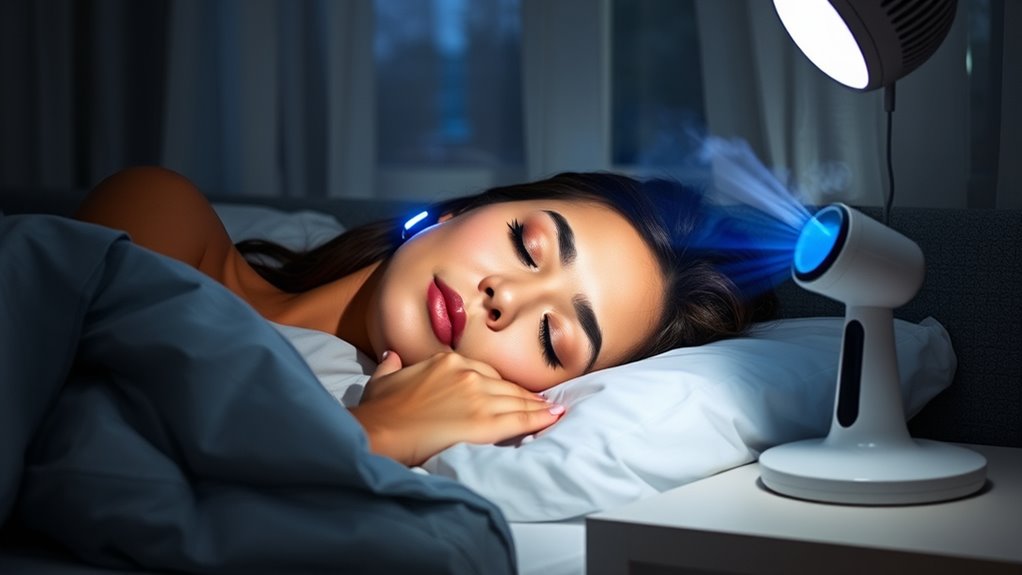 nighttime cooling relief devices