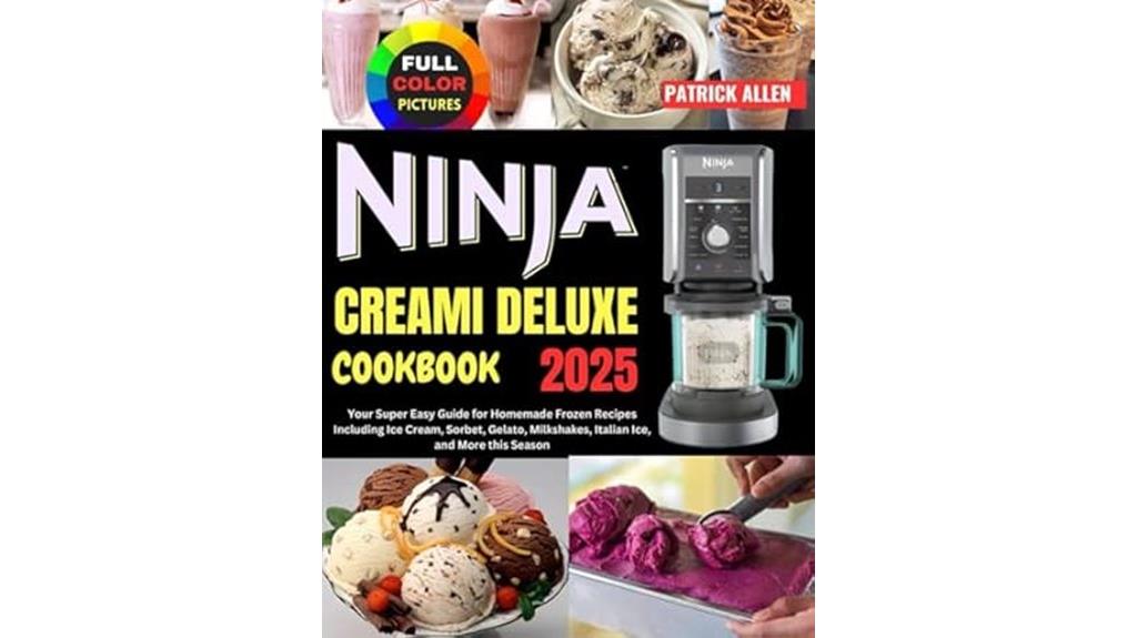 ninja creami deluxe cookbook