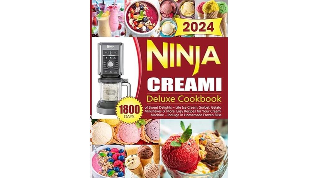 ninja creami deluxe cookbook