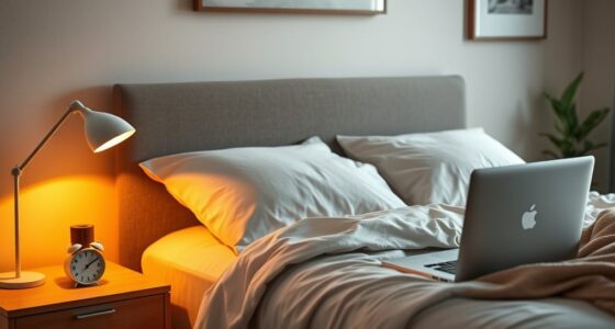 optimize bedroom tech use