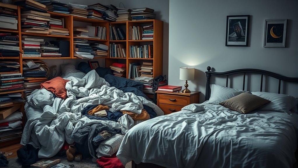 organized spaces promote restful sleep