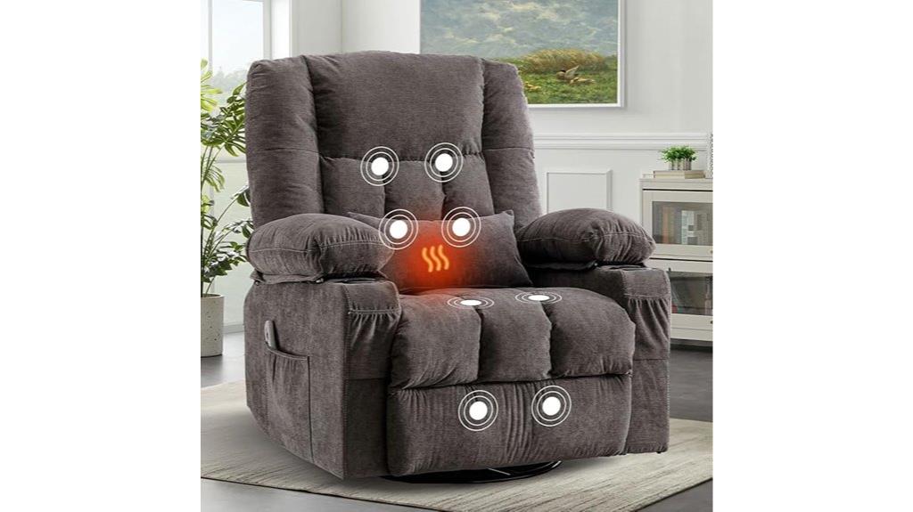 oversized massage recliner