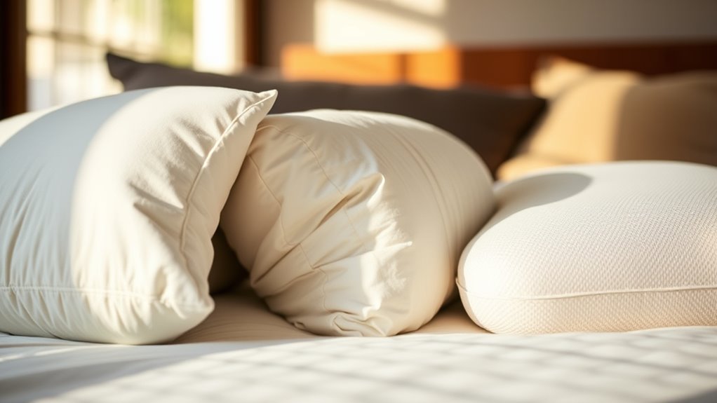 pillow material impact on comfort