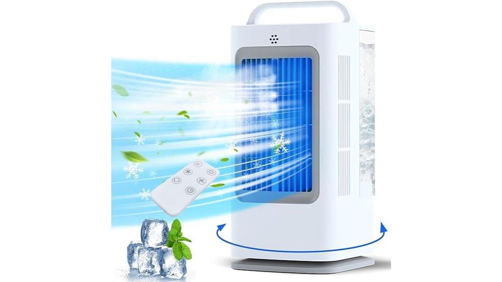 portable cooling with remote