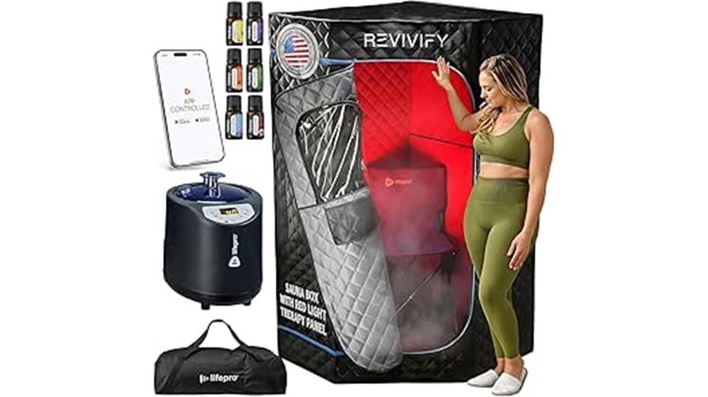 portable infrared sauna therapy