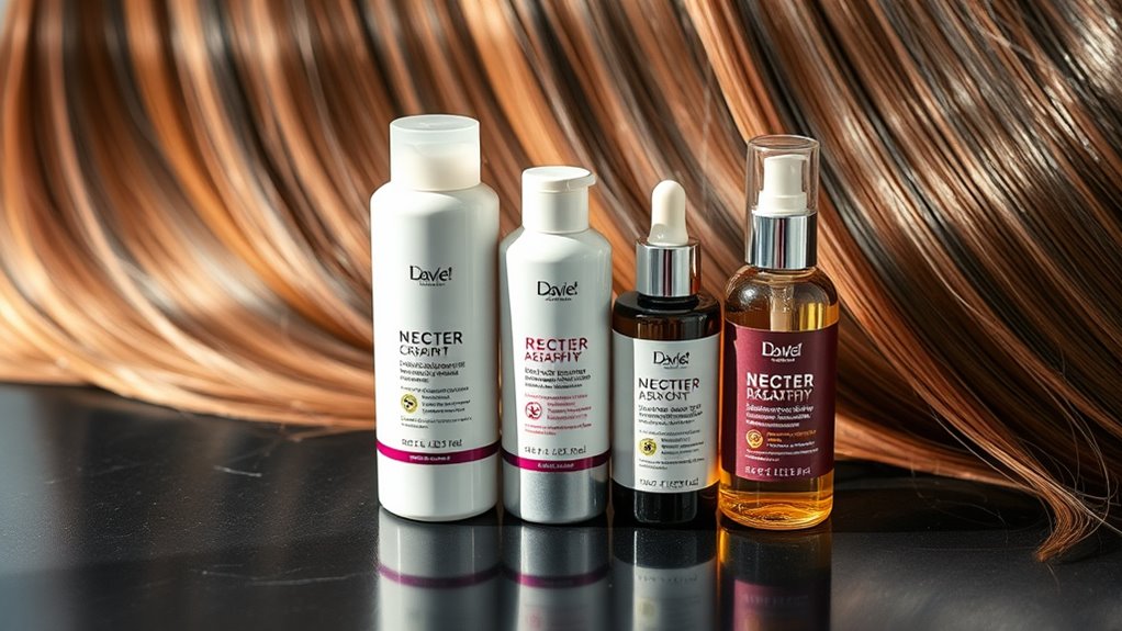 product selection for damaged hair
