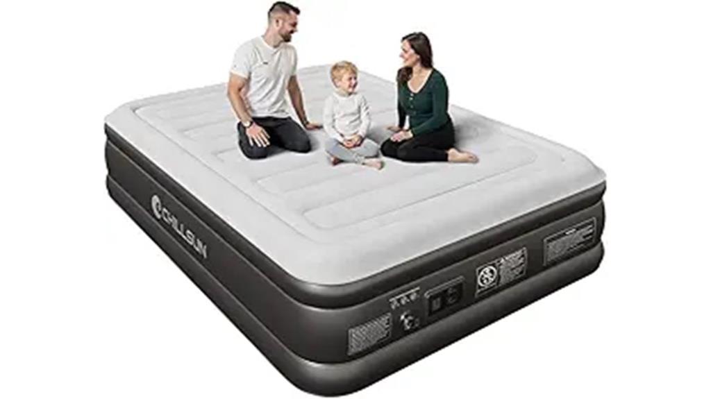 queen air mattress with pump