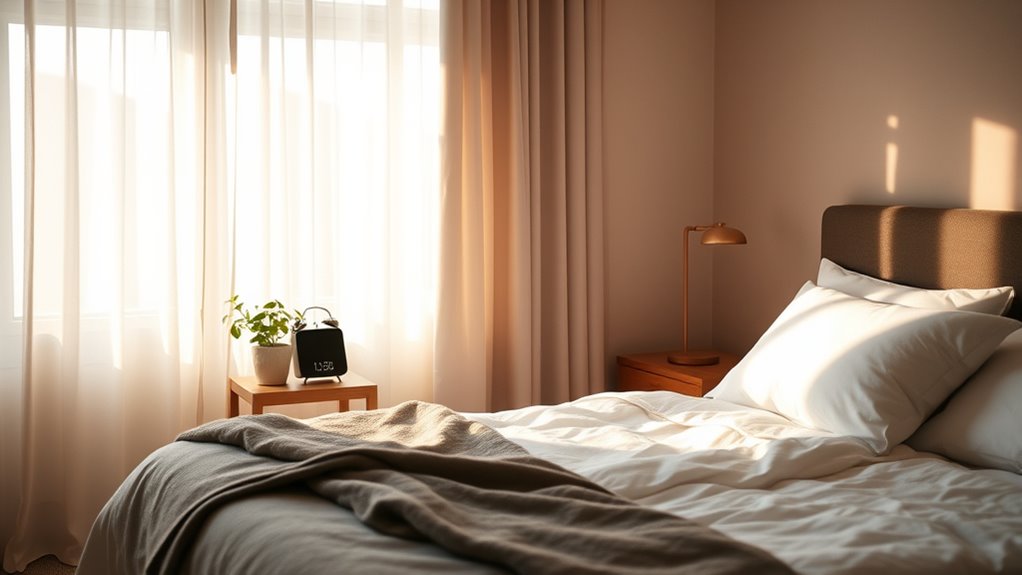 quiet dark comfortable environment