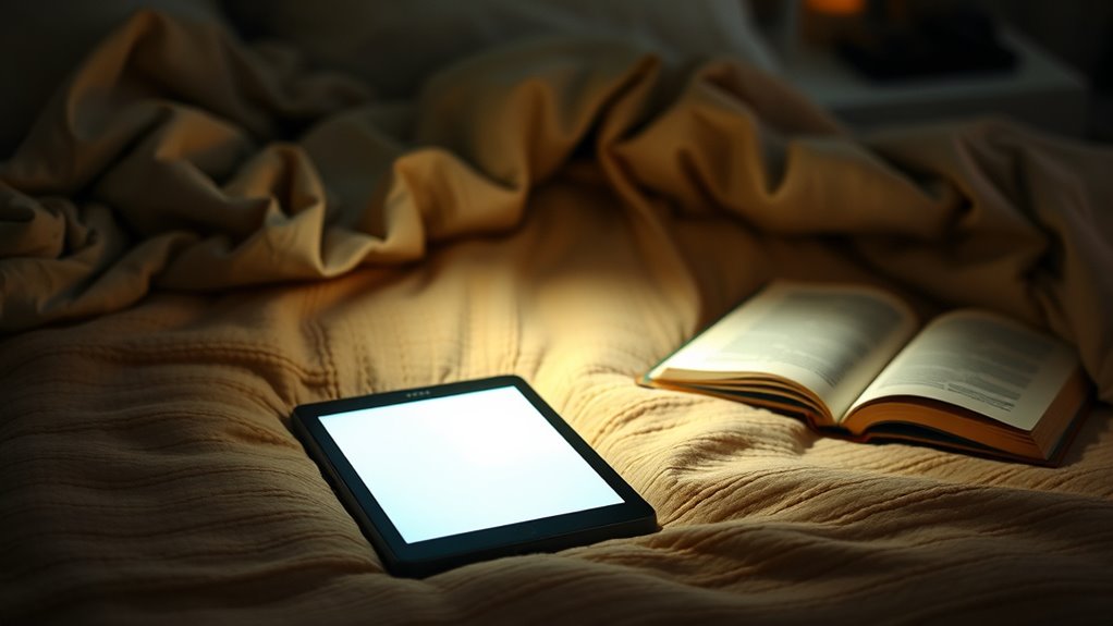 reading before sleep calms stress